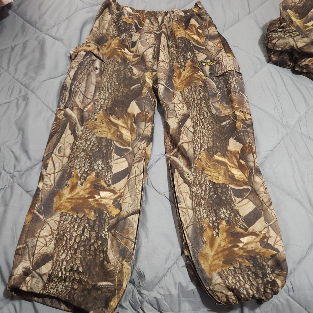 ScentBlocker Plus Frontier Camo Hunting Suit Mens M Jacket L Pants ScentTek - Picture 13 of 16